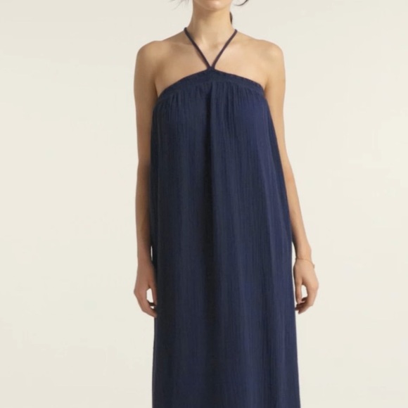 NWT J. Crew Halter Maxi Dress in Soft Gauze - Picture 8 of 12